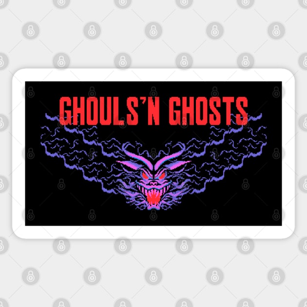 Mod.4 Arcade Ghouls 'n Ghosts Video Game Sticker by parashop